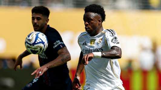 Vinicius Júnior em ação pelo Real Madrid no Mundial de Clubes da Fifa 2025