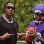 Vinícius Jr vence astro da NFL em desafio de futebol americano; assista