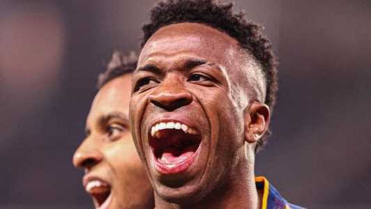 Vinícius Júnior em partido pelo Real Madrid
