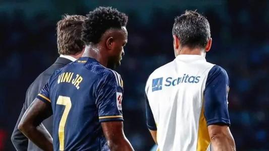 Vinícius Júnior se machucou em partida contra o Celta de Vigo, na sexta-feira