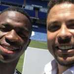 Ronaldo Fenômeno posta foto com Vini Jr. e manda recado