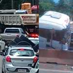 Trânsito é liberado nos dois sentidos da BR-381 após acidente com carreta na Grande BH