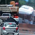Trânsito é liberado nos dois sentidos da BR-381 após acidente com carreta na Grande BH