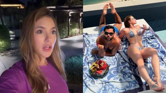 Virginia e Lucas Guedez estão juntos em Dubai