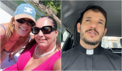 Virginia, Margareth Serrão e Padre Patrick