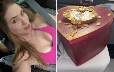 Virginia exibe presente gigante