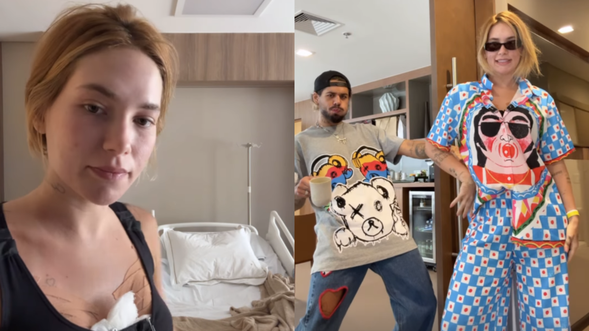 Virginia Fonseca dançando após mastopexia: entenda os riscos