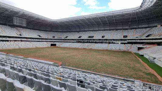 Visão do setor Oeste da Arena MRV