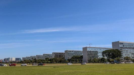 Vista geral de Ministérios em Brasília