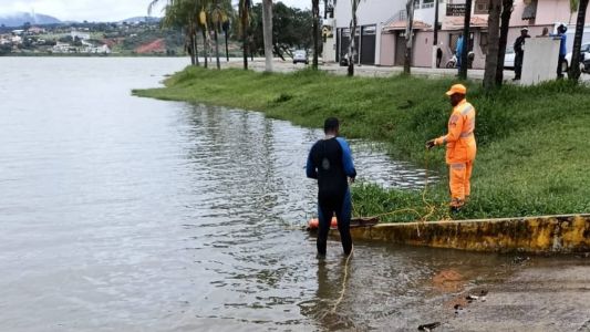 Vítima de afogamento é resgatada no Lago de Furnas
