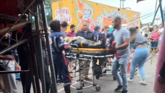 Vítimas foram atendidas pelo SAMU
