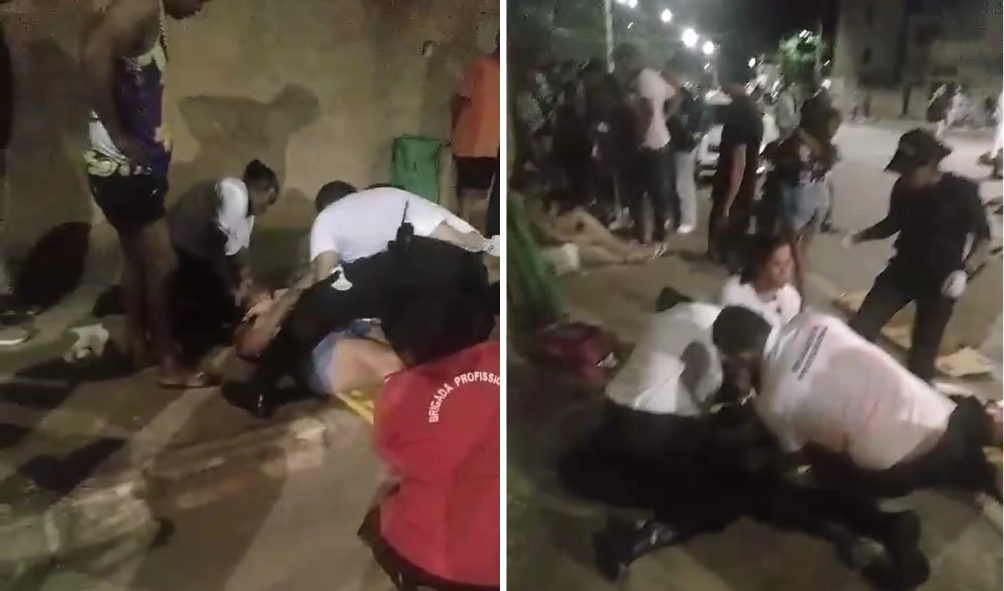 Vídeo: 30 foliões são atropelados durante bloco em São Gonçalo do Rio Abaixo