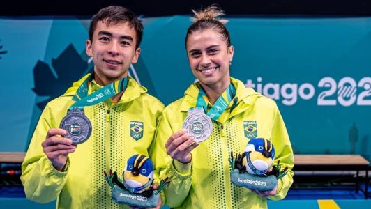 Vitor Ishiy e Bruna Takahashi garantiram vaga nos Jogos Olímpicos de 2024