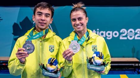 Vitor Ishiy e Bruna Takahashi garantiram vaga nos Jogos Olímpicos de 2024