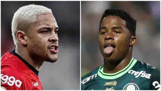 Vitor Roque e Endrick são grandes promessas do futebol brasileiro