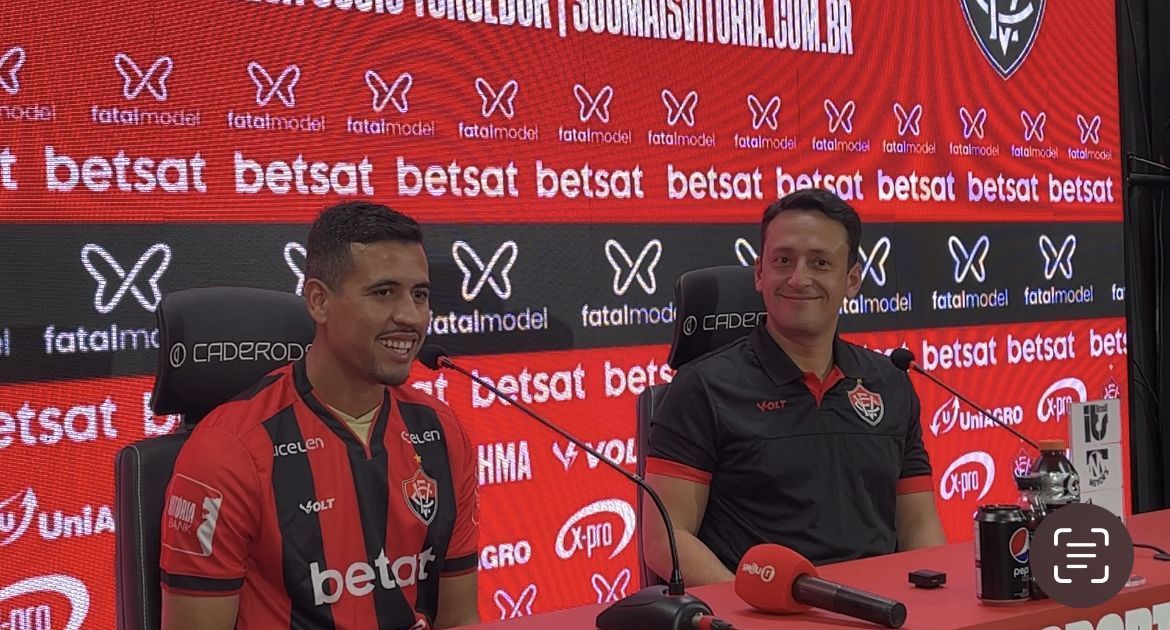 Novo reforço do Vitória comenta adaptação ao futebol brasileiro