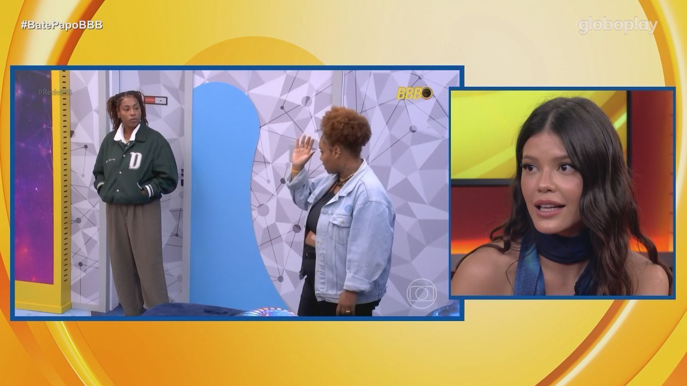 Fora do BBB 25, Vitória reage ao descobrir que não chamou Camilla de agressiva