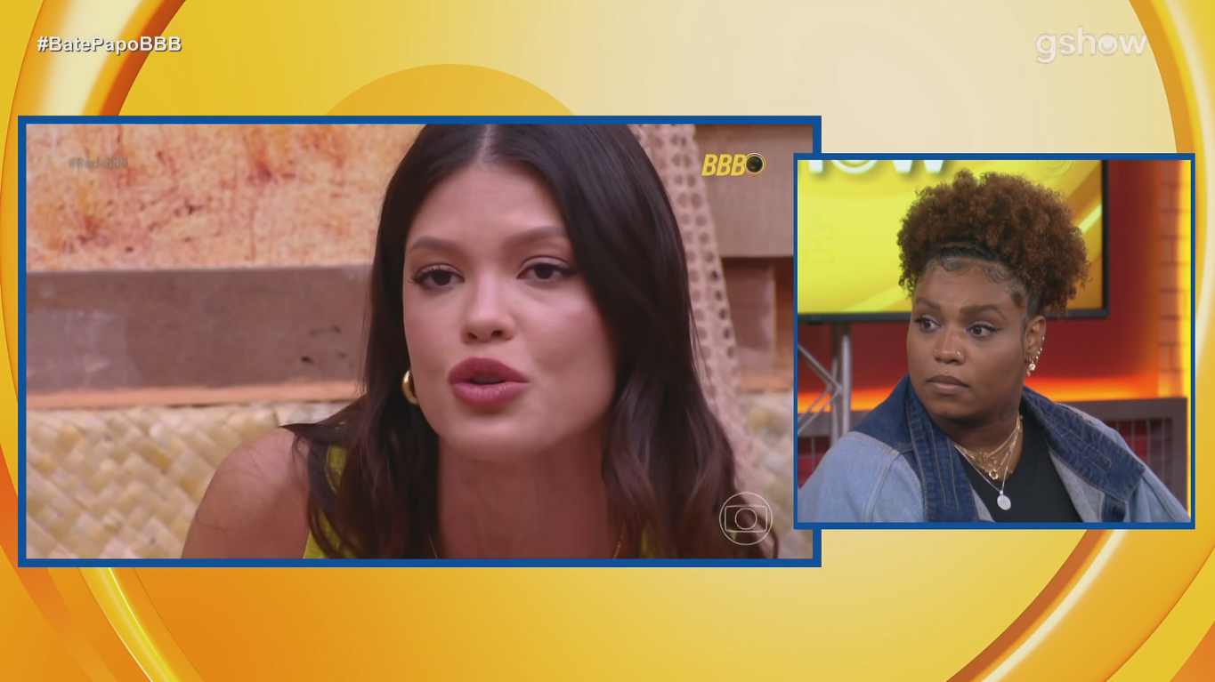 Camilla reage ao descobrir que Vitória não a chamou de 'agressiva' no BBB 25