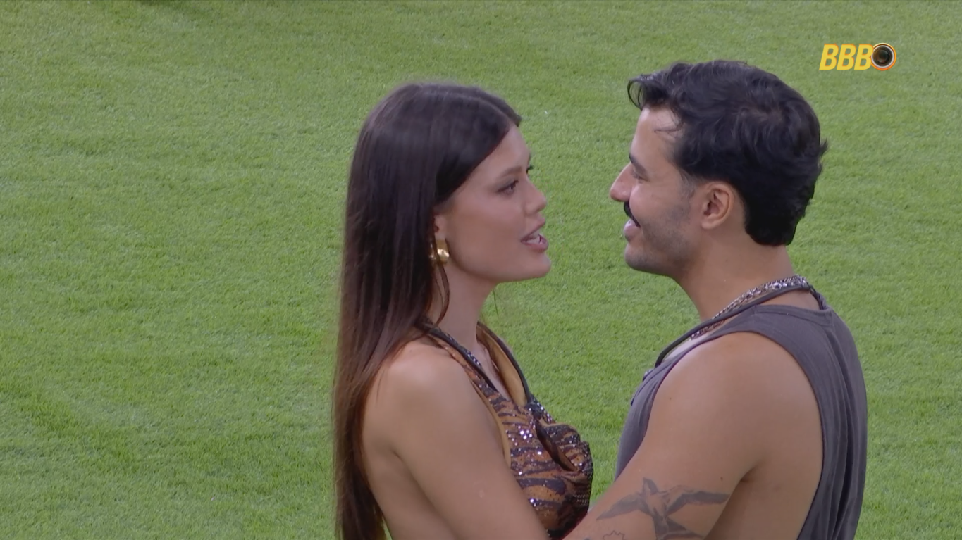 BBB 25: Vitória e Mateus trocam declarações após desentendimento