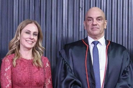 Ministro Alexandre de Moraes e sua esposa Viviane Barci foram sancionados pelo governo Donald Trump