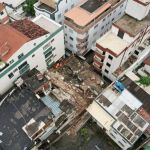 Prédio desaba em Contagem e atinge imóveis vizinhos