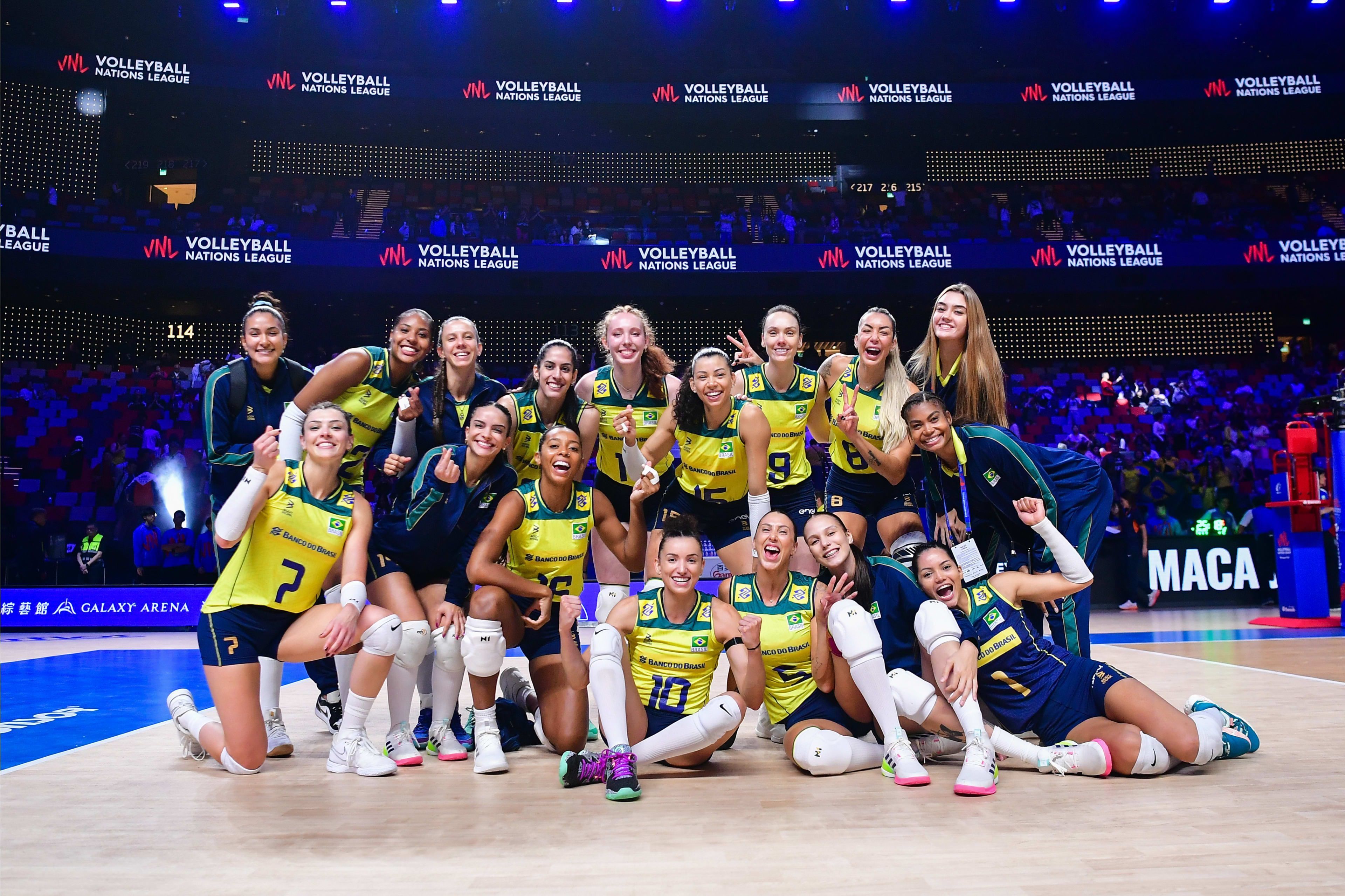 Brasil x Itália: horário e onde assistir ao jogo pela Liga das Nações Feminina (VNL)