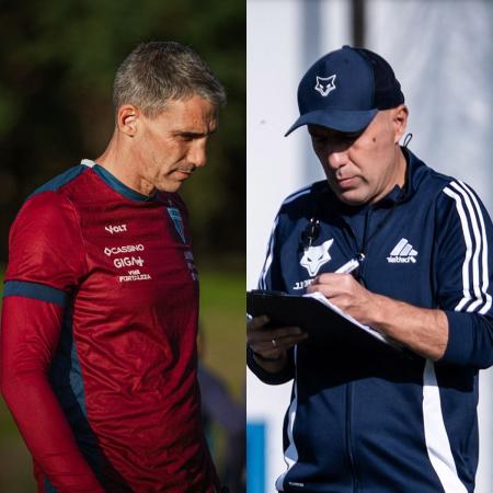 Vojvoda, técnico do Fortaleza, fica frente a frente com Leonardo Jardim, do Cruzeiro