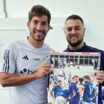 Funcionário do Cruzeiro enquadra foto com Lucas Silva: 'Obrigado pela confiança'