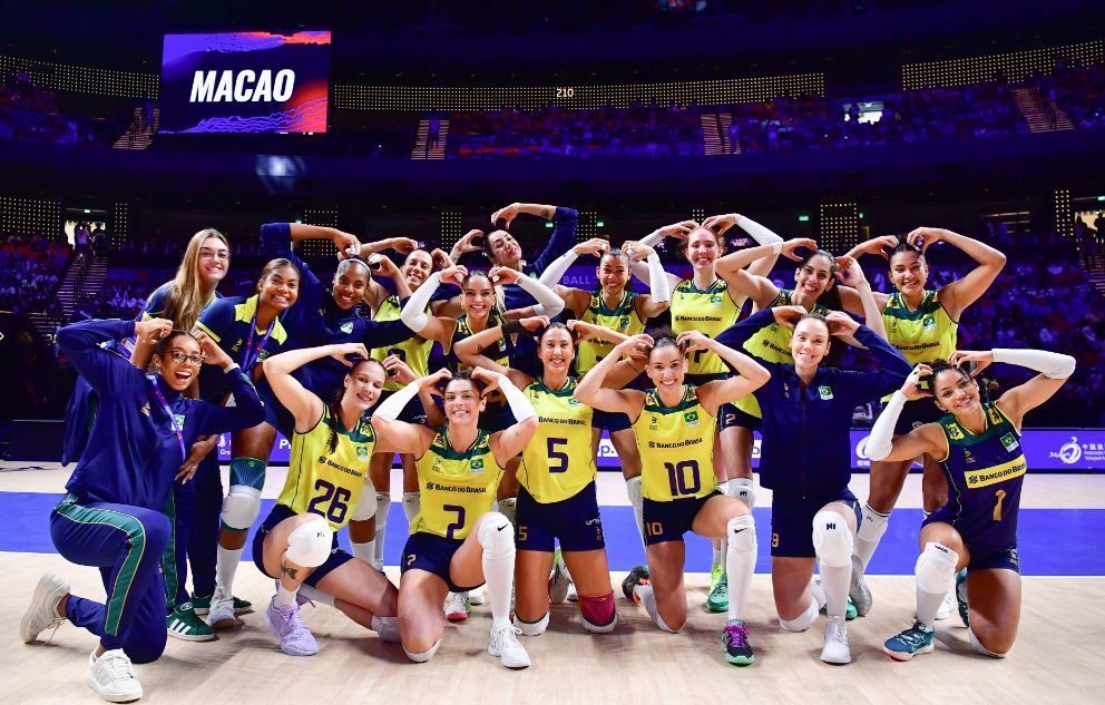 Vôlei Feminino: Brasil bate recorde na VNL e evolui em preparação para Olimpíada