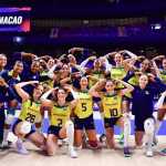 Vôlei Feminino: Brasil bate recorde na VNL e evolui em preparação para Olimpíada
