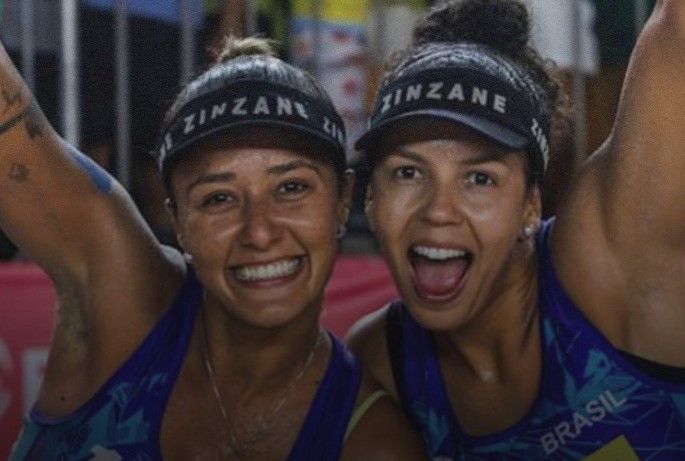 Vôlei de praia: Thâmela e Vic são campeãs da etapa de Saquarema do Circuito Mundial