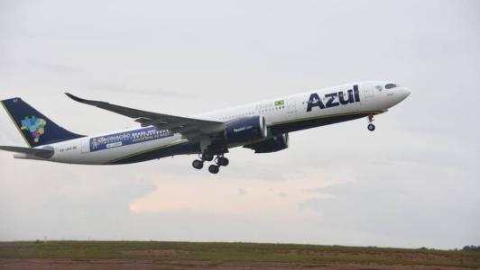 Voo da Azul pousou em Confins na manhã desta terça-feira (7)