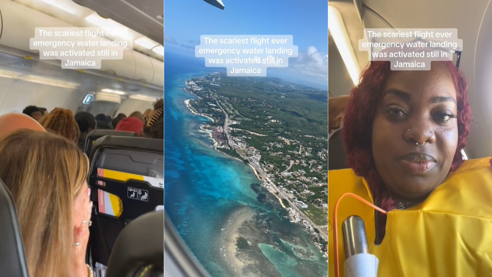Avião perde força, passageiros usam coletes salva-vidas e quase pousa no mar; veja vídeo