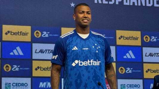Walace durante apresentação no Cruzeiro em 2024 • Emerson Pancieri/Itatiaia