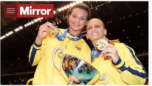 Walewska e Fabi foram campeãs olímpicas juntas em Pequim, na China, em 2008