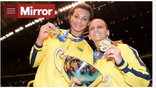 Walewska e Fabi foram campeãs olímpicas juntas em Pequim, na China, em 2008