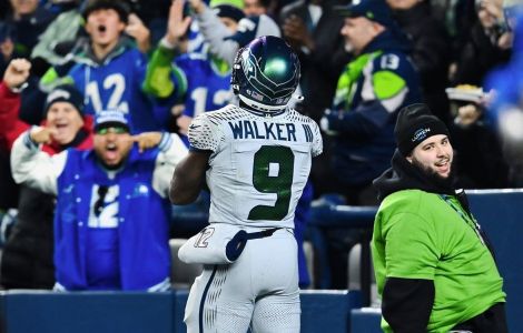 Kenneth Walker III em ação pelo Seattle Seahawks na temporada 2025 da NFL
