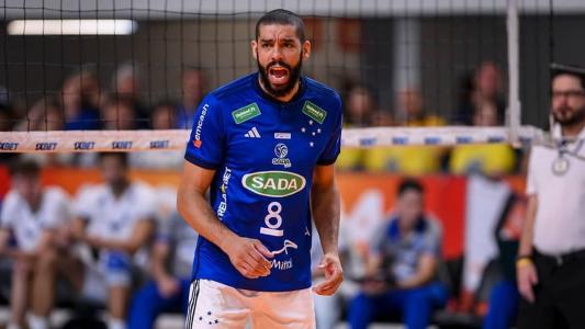 Wallace marcou o ponto do octacampeonato do Cruzeiro na Superliga