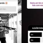 Wallace, do Cruzeiro, posta mensagem ameaçadora: 'daria um tiro na cara de Lula?' 