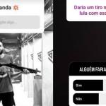 Wallace, do Cruzeiro, posta mensagem ameaçadora: 'daria um tiro na cara de Lula?'