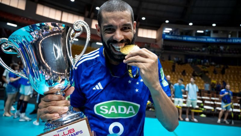 Vôlei: Sada Cruzeiro exibirá troféu do Mundial de Clubes em duelo com Goiás