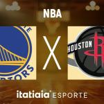 Horário e onde assistir ao vivo Warriors x Rockets, pela NBA