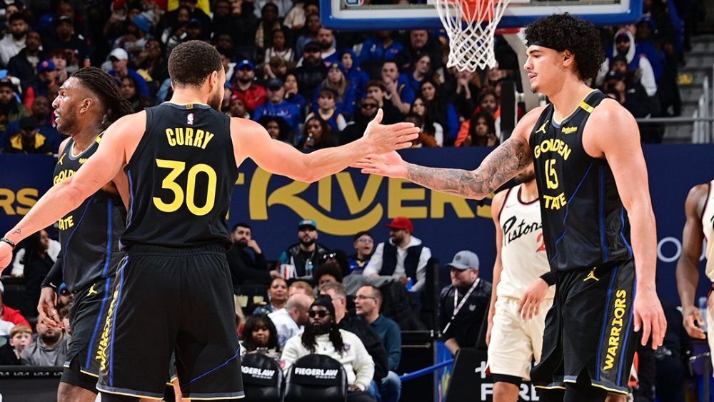 Gui Santos tem melhor atuação na NBA em vitória dos Warriors sobre os Pistons