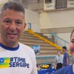 Ex-atacante da Seleção marca presença nos Jogos da Juventude para assistir à filha