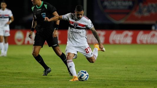 Welington Rato marcou o primeiro gol do São Paulo de falta desde 2021