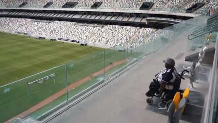 Welton Soares na Arena MRV, estádio do Atlético
