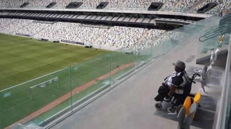 Welton Soares na Arena MRV, estádio do Atlético