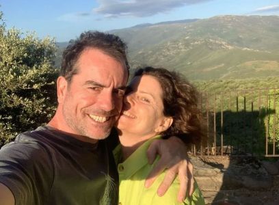 Débora Bloch e o marido João Nuno Martins