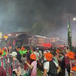 Fluminense: torcida faz AeroFlu no embarque do time para o Mundial de Clubes