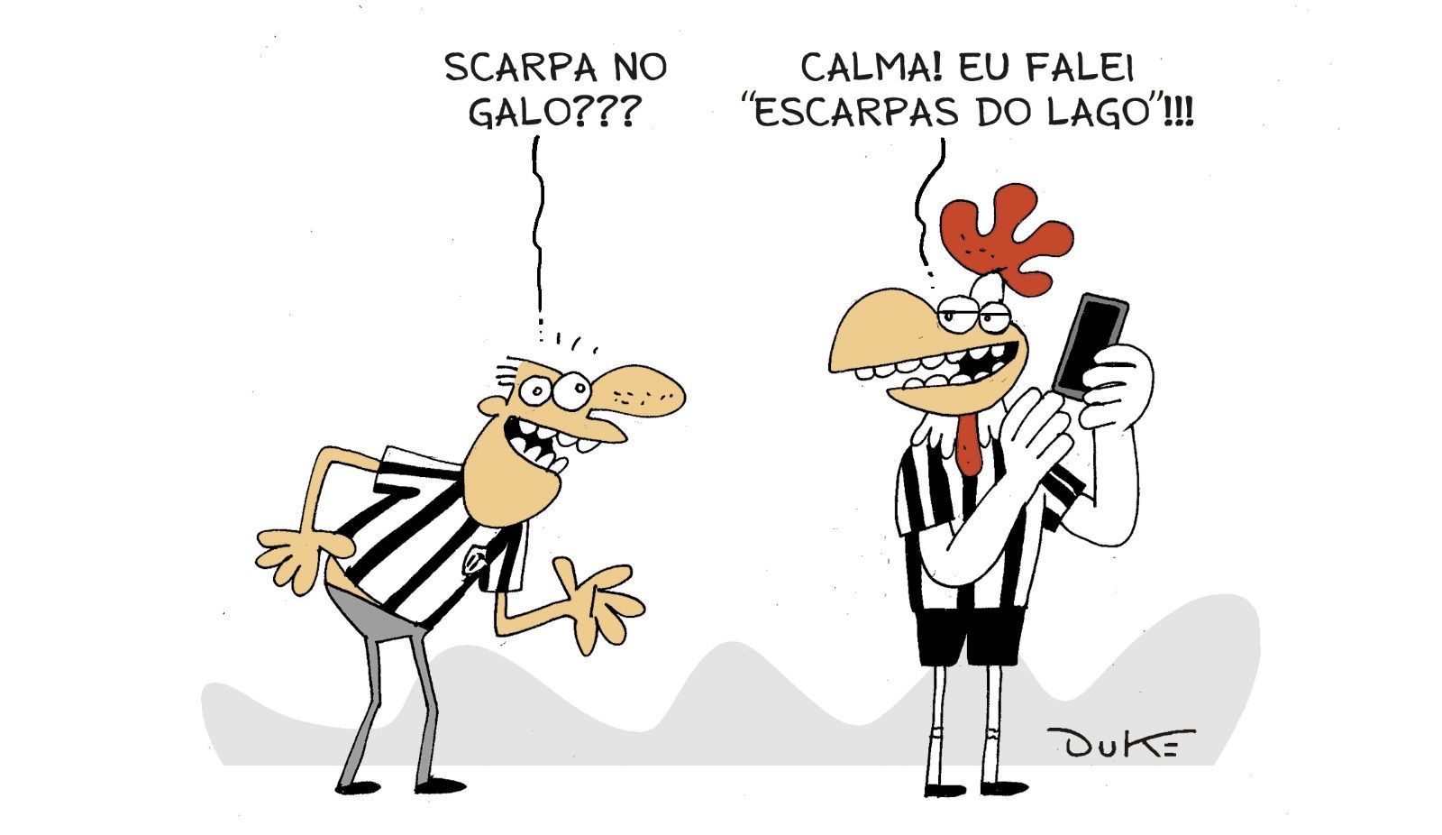 Charge do Duke: Scarpa no Atlético